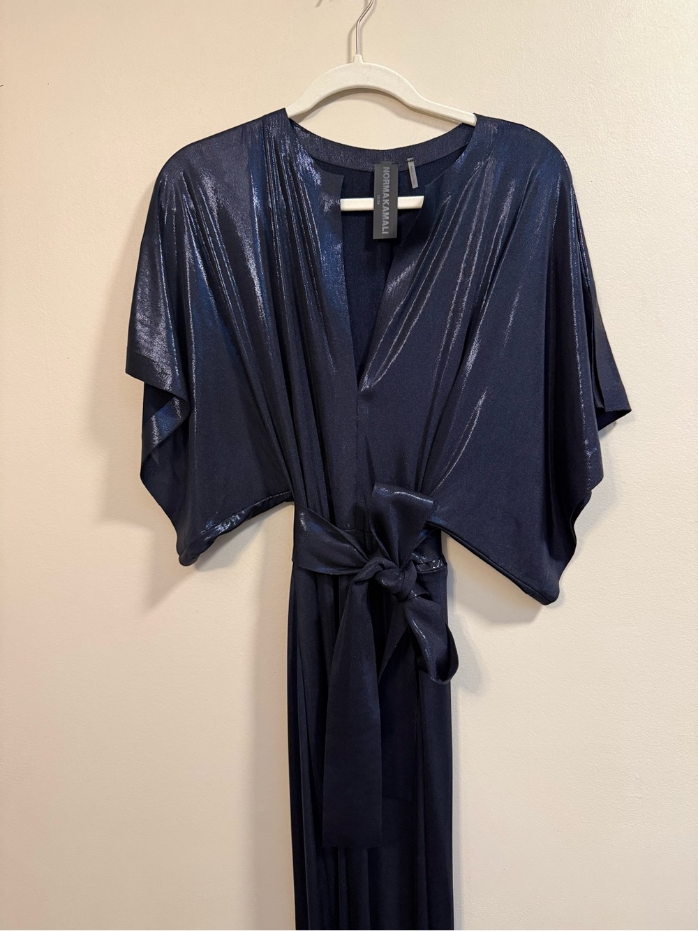 Norma Kamali Women's Obie Gown
in True Navy - Picture 8 of 10